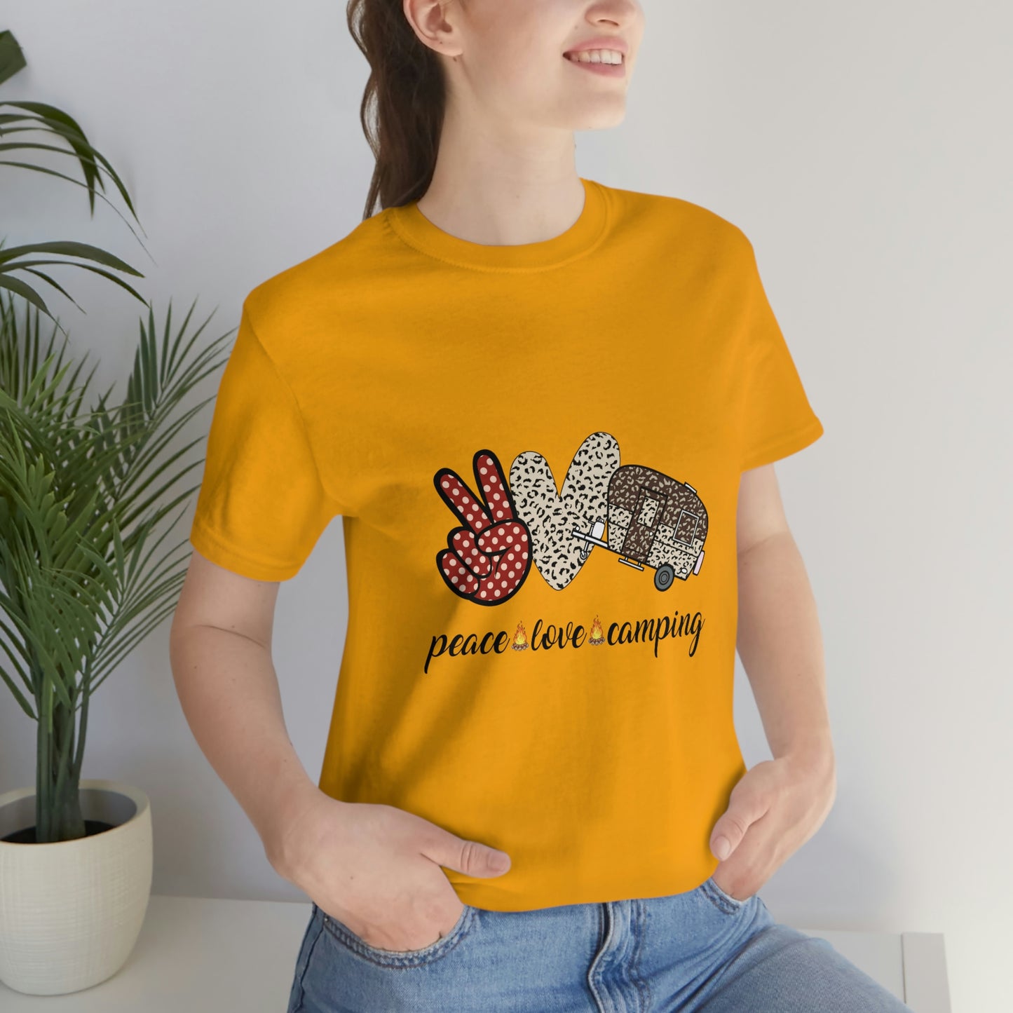 Peace Love Camping Short Sleeve Tee