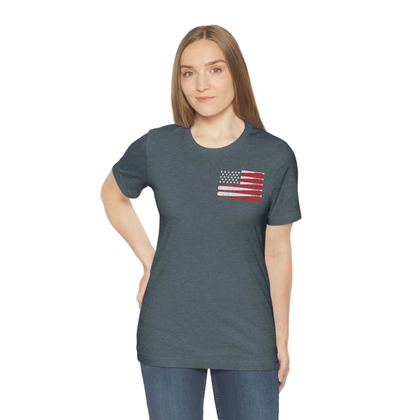 Baseball Flag Short Sleeve Tee