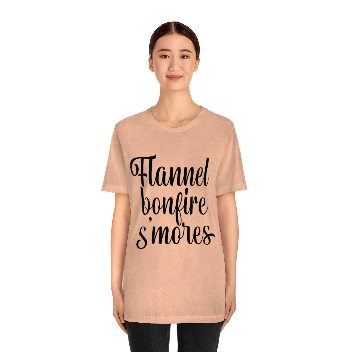 Flannel Bonfires S'mores Tee