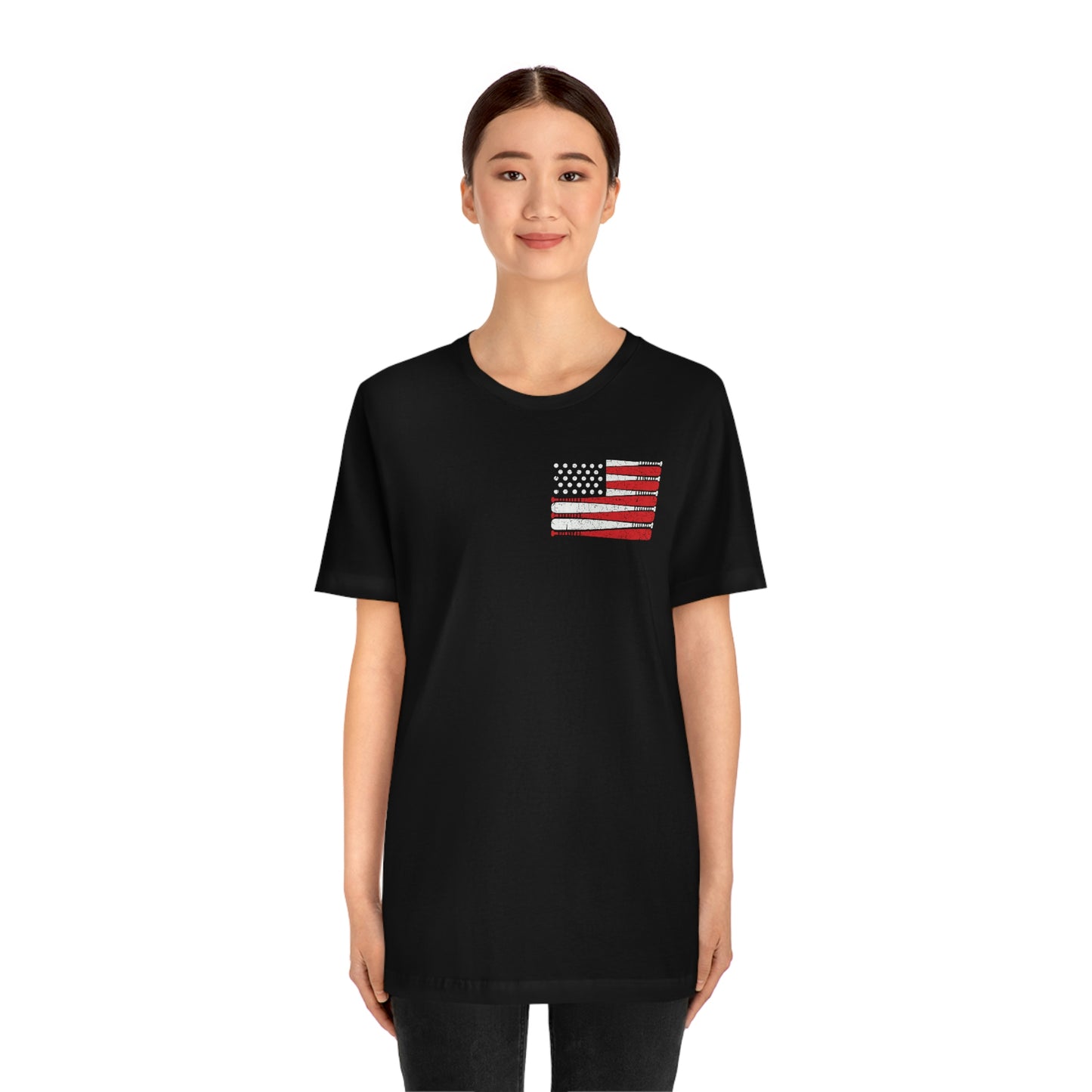 Baseball Flag Short Sleeve Tee