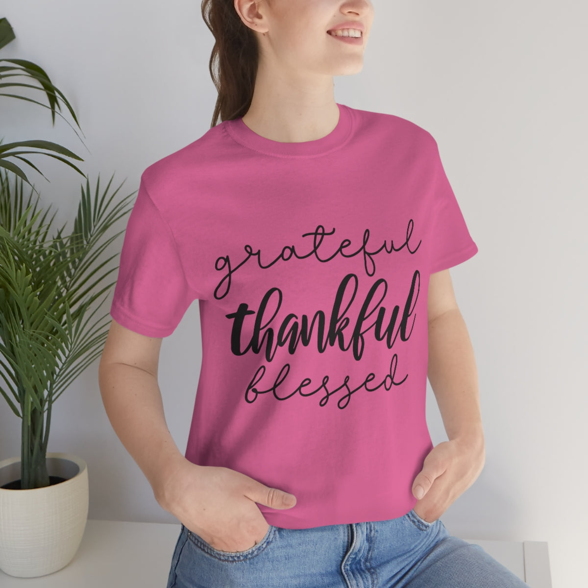 Grateful Thankful Blessed Tee