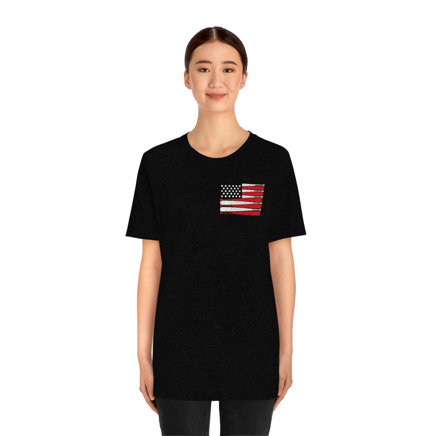 Baseball Flag Short Sleeve Tee