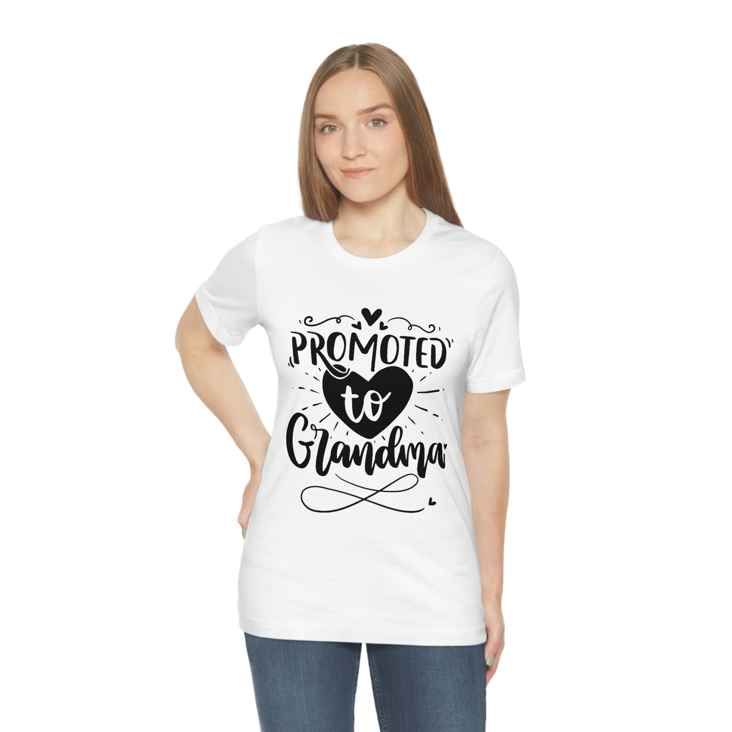 Promoted to Grandma Jersey Short Sleeve Tee