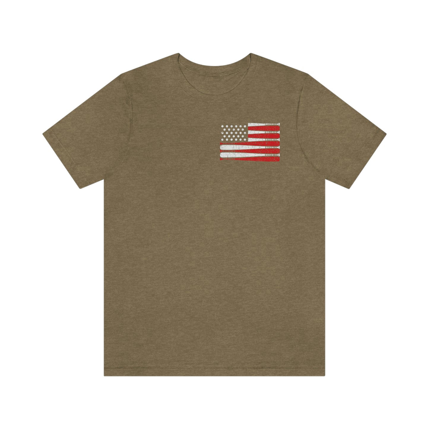 Baseball Flag Short Sleeve Tee