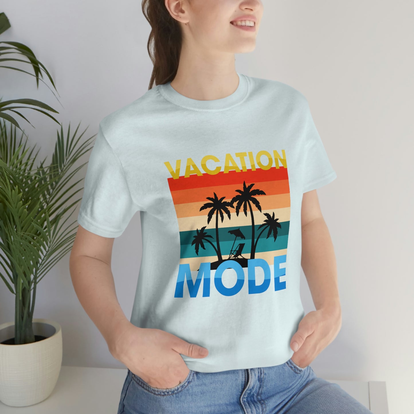 VACATION MODE Unisex Jersey Short Sleeve Tee