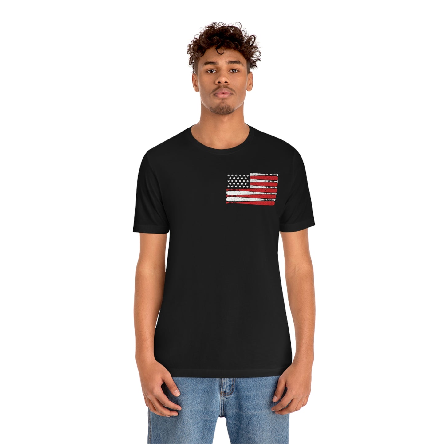 Baseball Flag Short Sleeve Tee