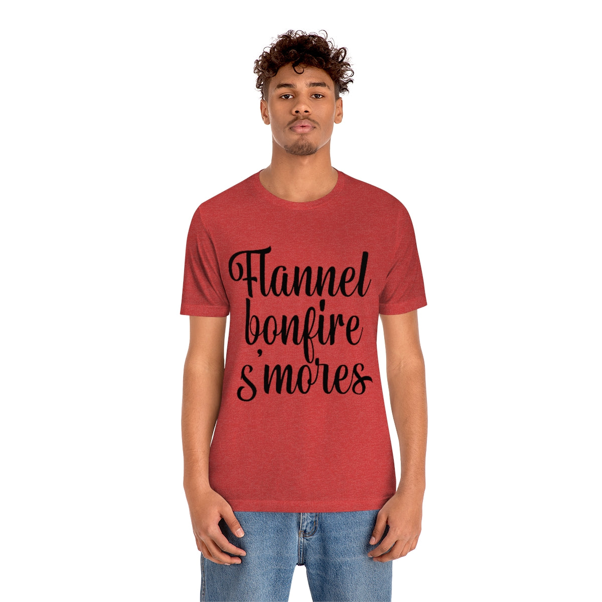 Flannel Bonfires S'mores Tee