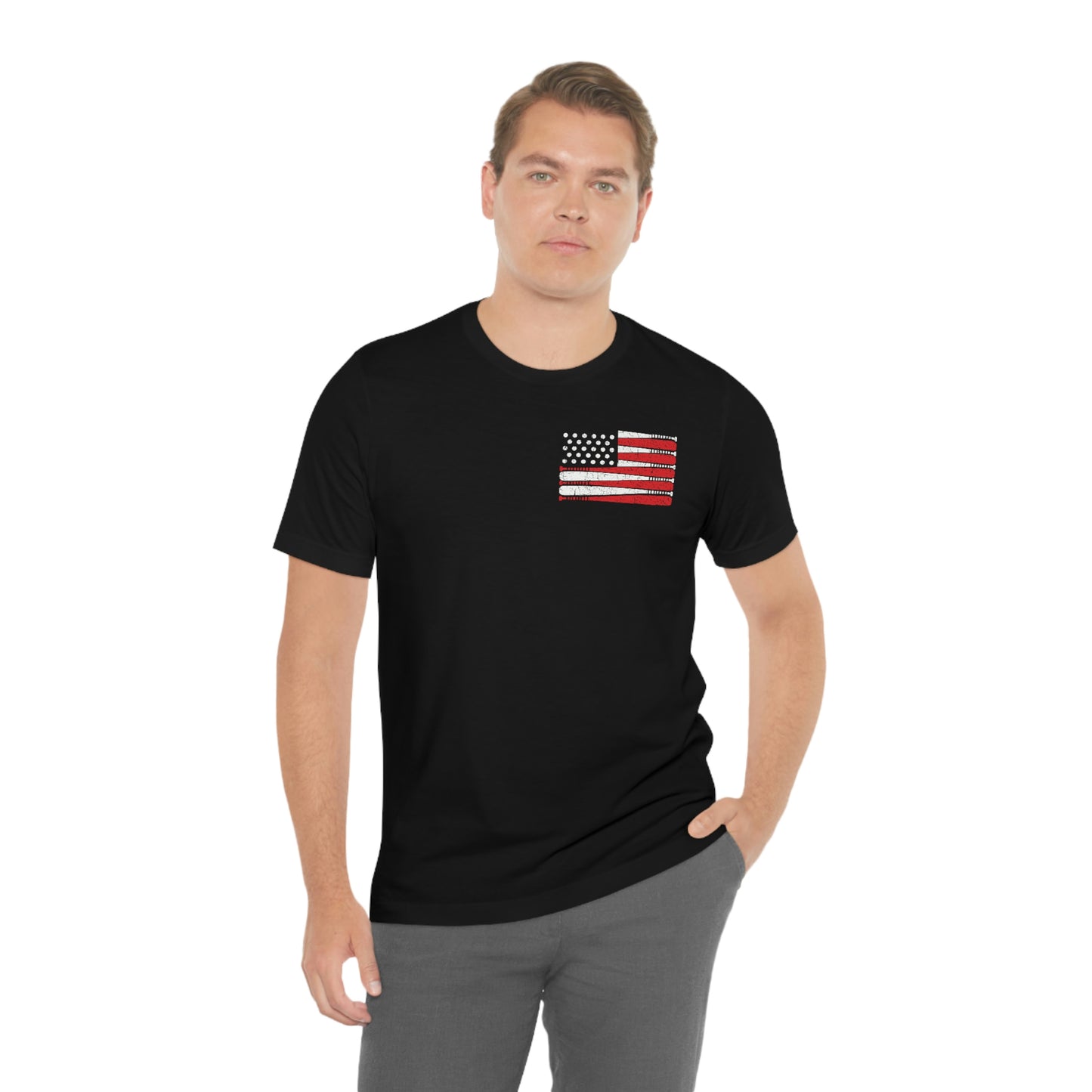 Baseball Flag Short Sleeve Tee