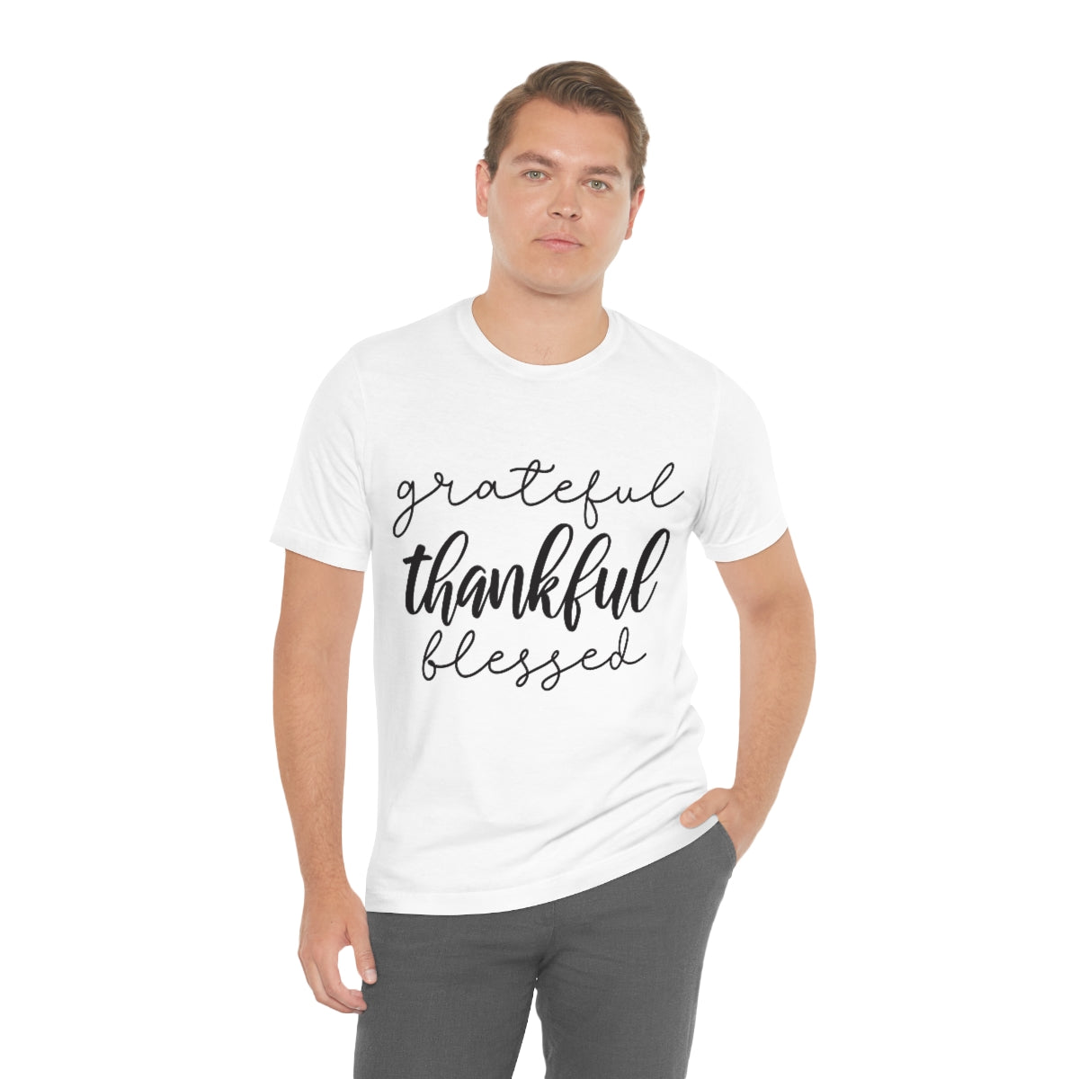 Grateful Thankful Blessed Tee