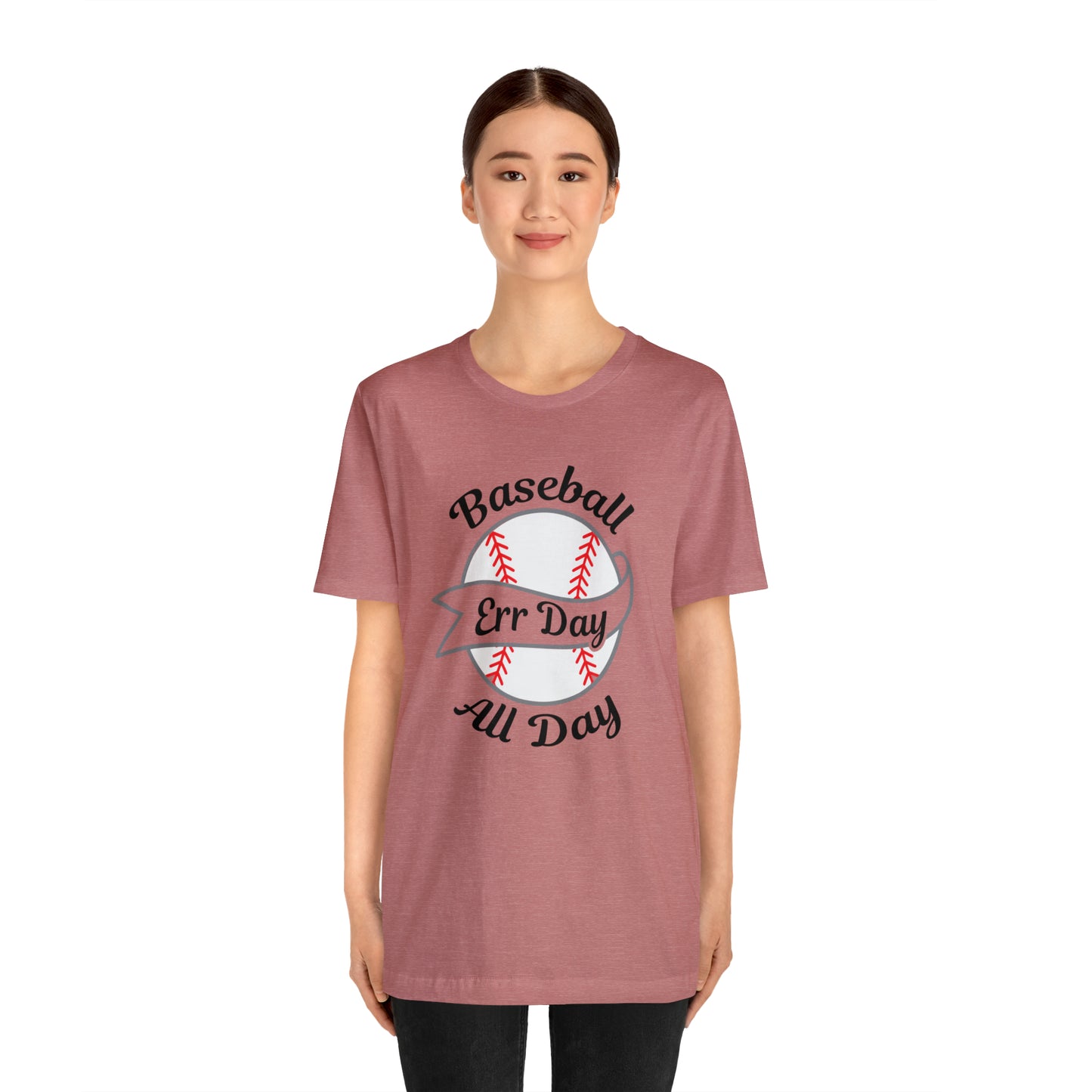 Baseball All Day Err Day Jersey Short Sleeve Tee