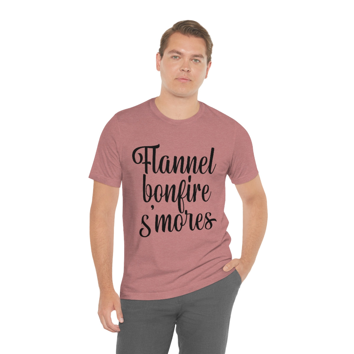 Flannel Bonfires S'mores Tee