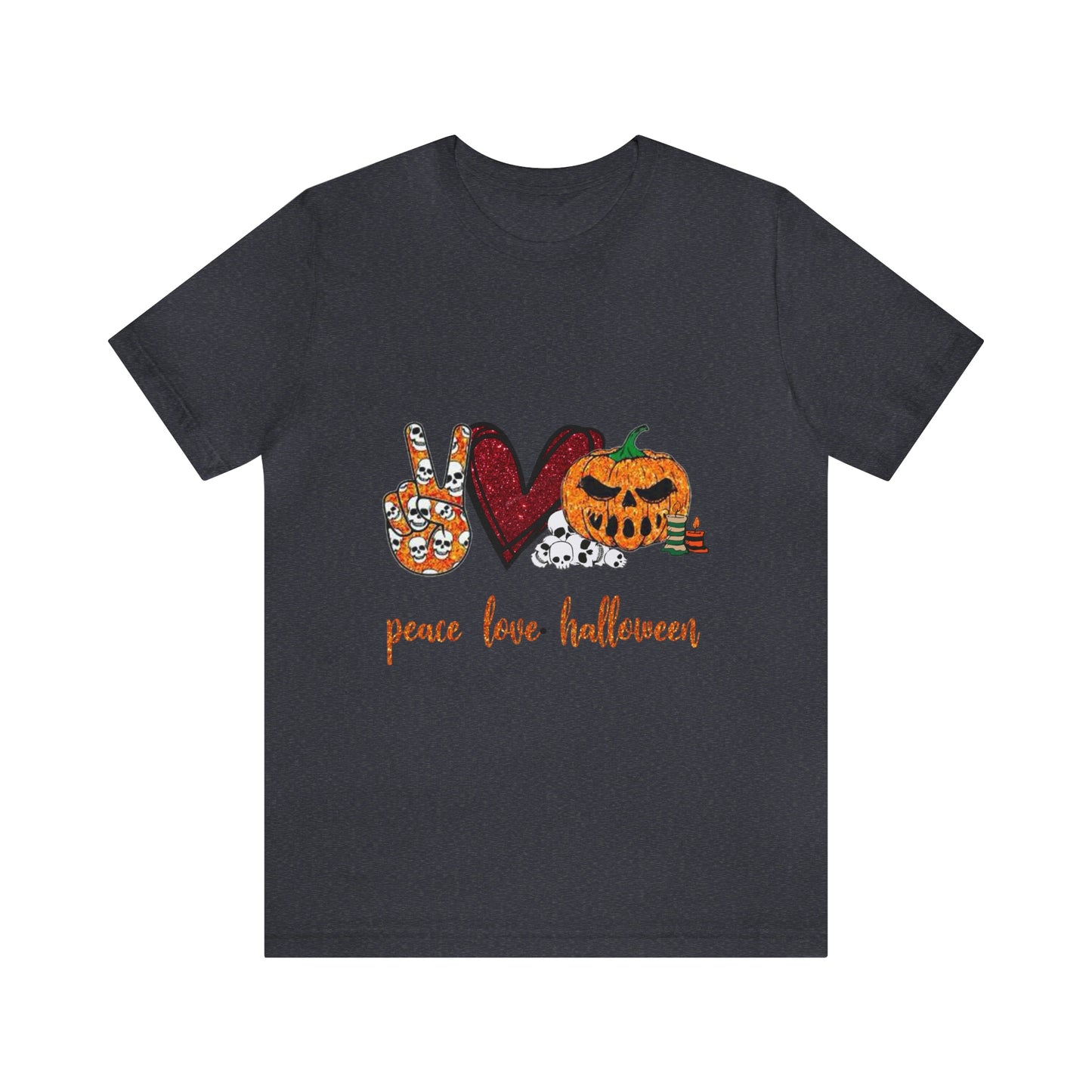 Peace, Love, & Halloween Unisex Shirt