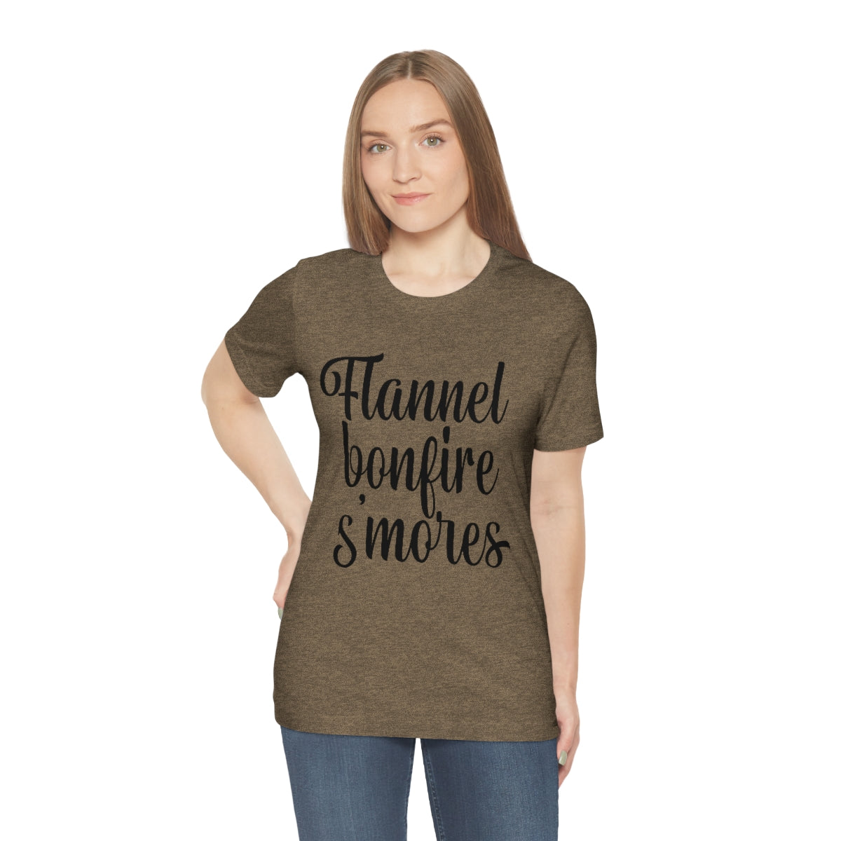 Flannel Bonfires S'mores Tee