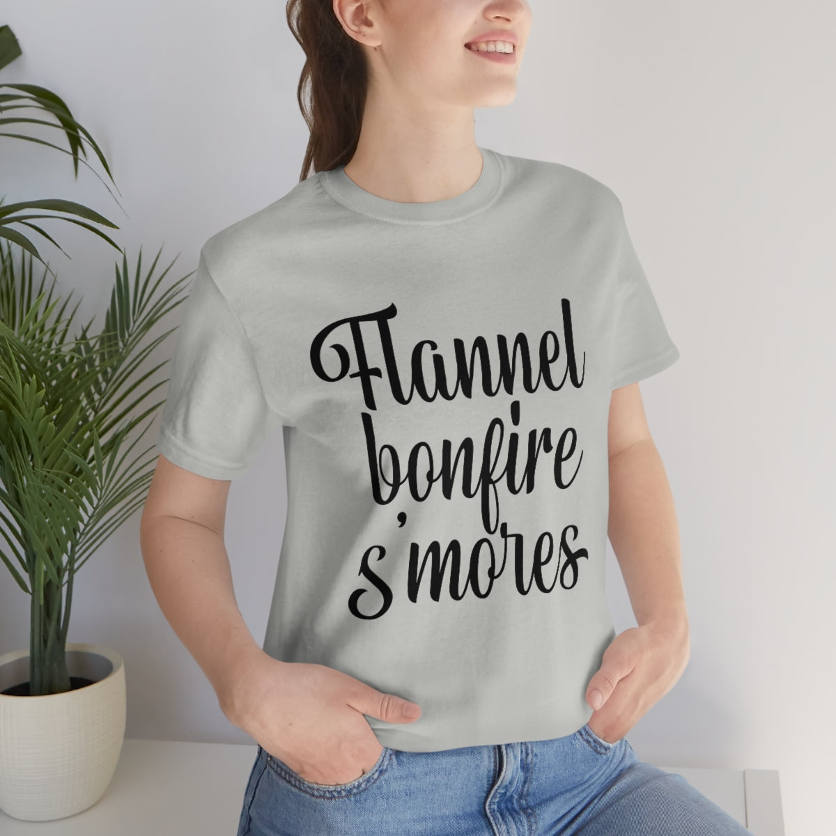 Flannel Bonfires S'mores Tee