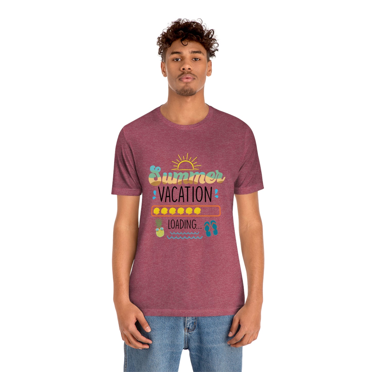 Summer Vacation Unisex Jersey Short Sleeve Tee