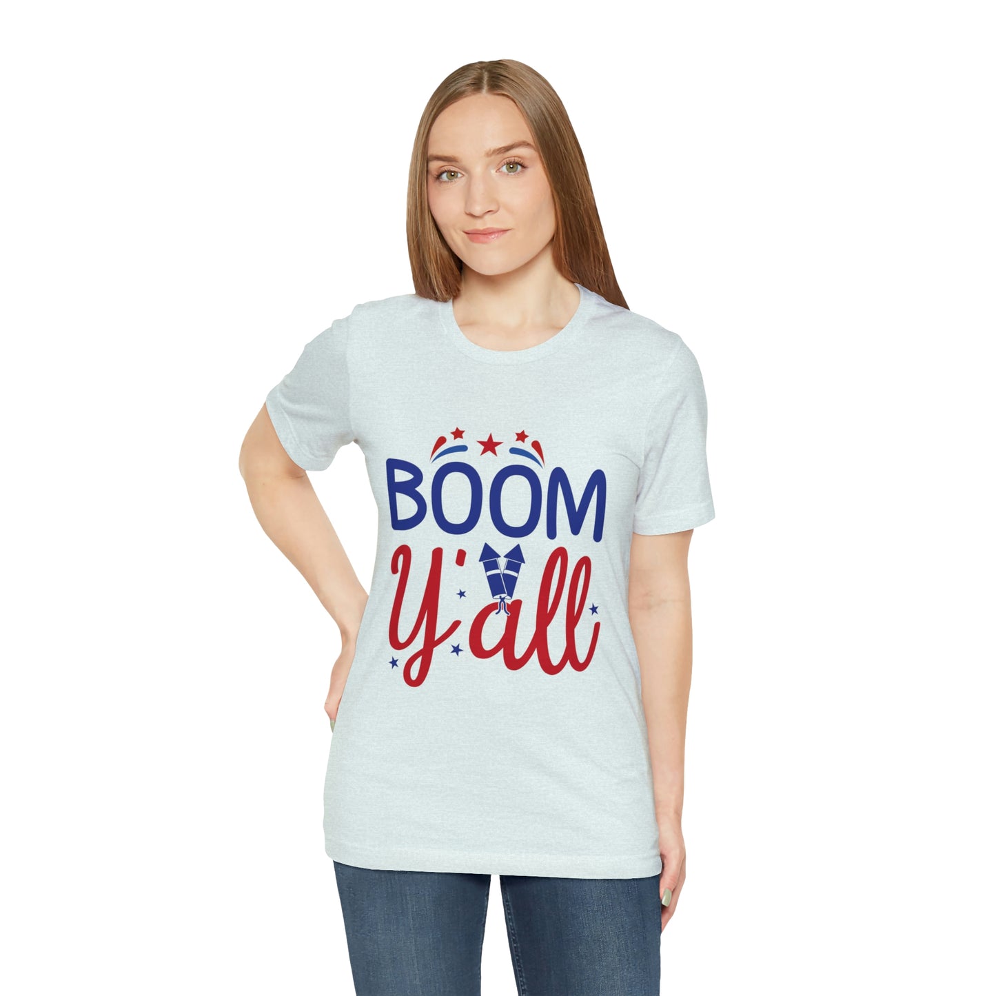 Unisex Sunshine Lasso Boom Yall Jersey Short Sleeve Tee