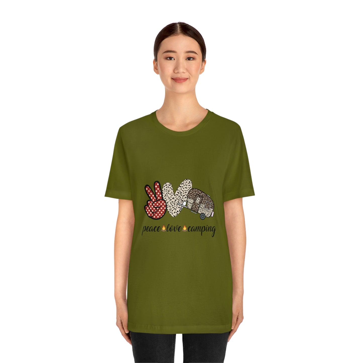 Peace Love Camping Short Sleeve Tee