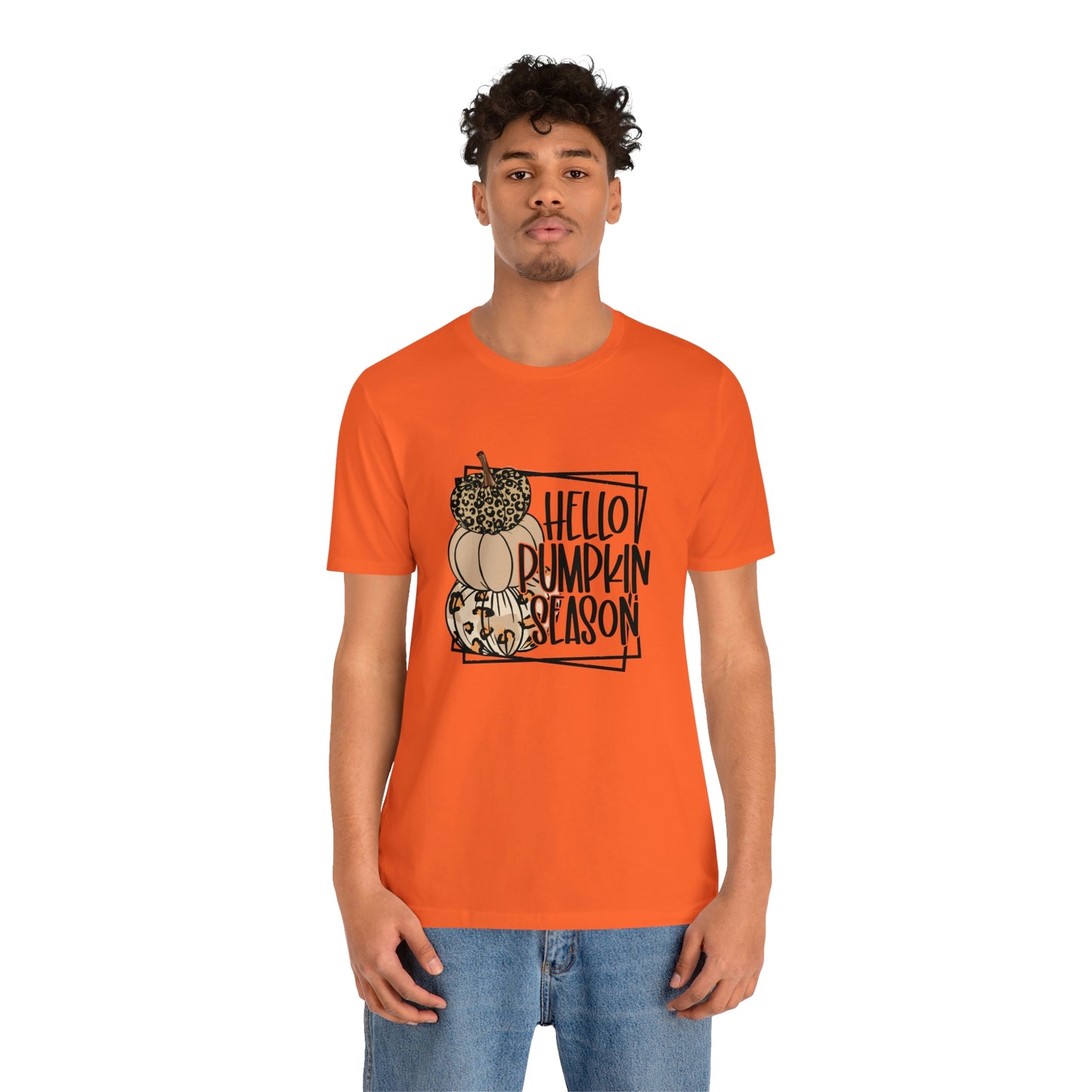 Hello Pumpkin Season Unisex Tee