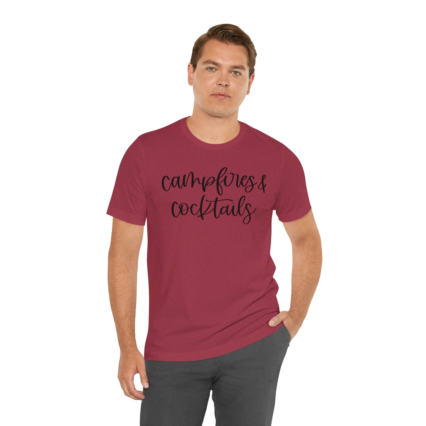 Campfire and Cocktails Short Sleeve Tee