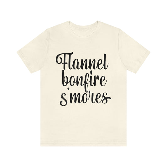 Flannel Bonfires S'mores Tee