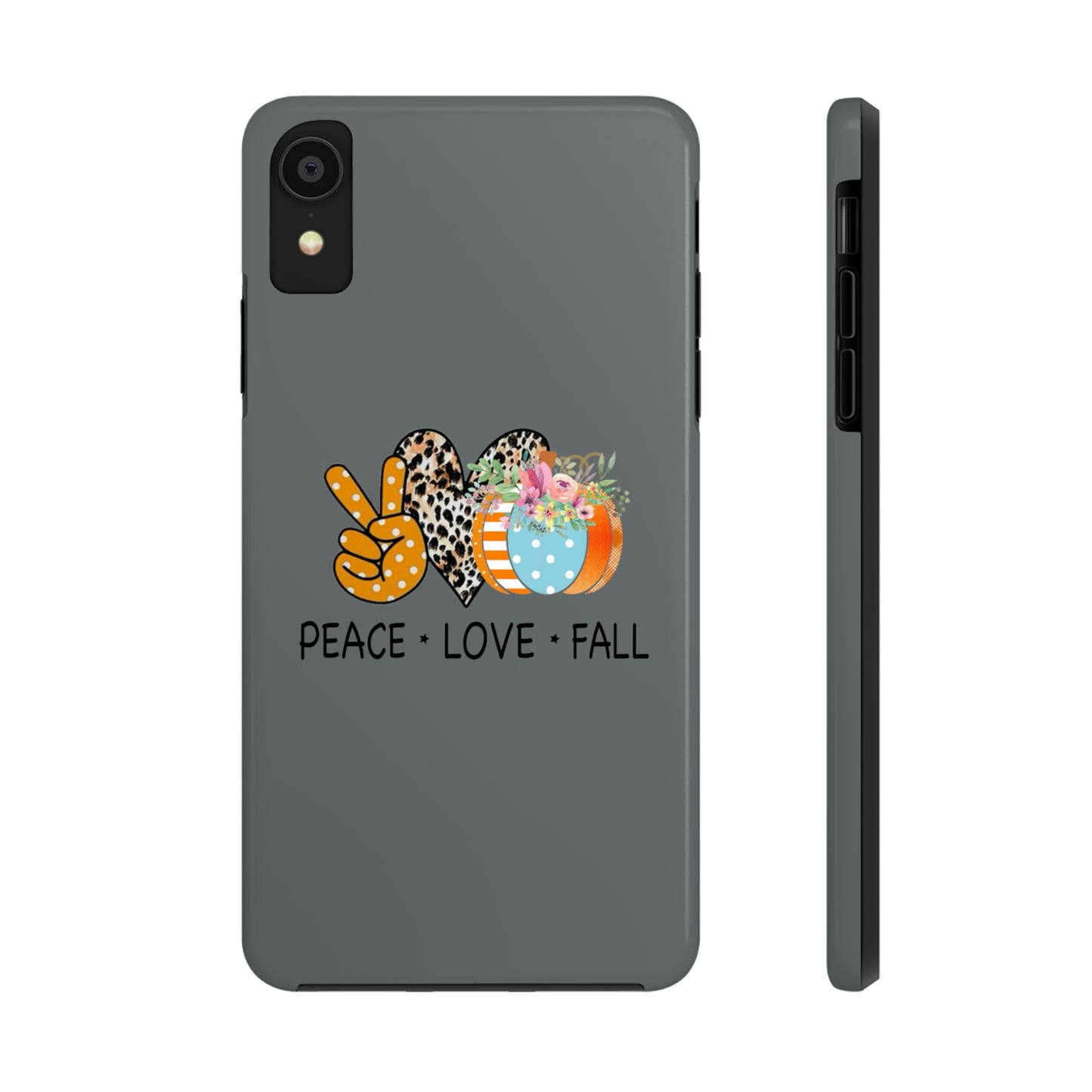 Peace.Love.Fall Tough Phone Cases by Case-Mate