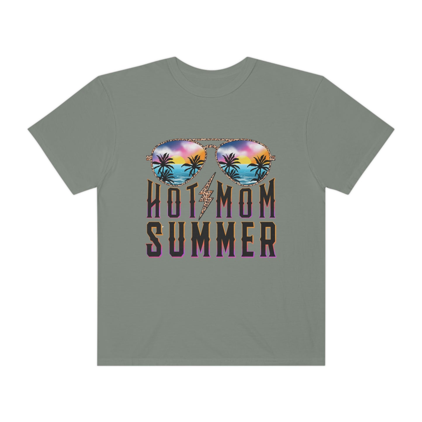 Hot Mom Summer Garment-Dyed T-shirt