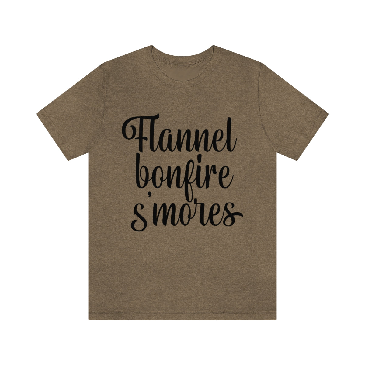 Flannel Bonfires S'mores Tee