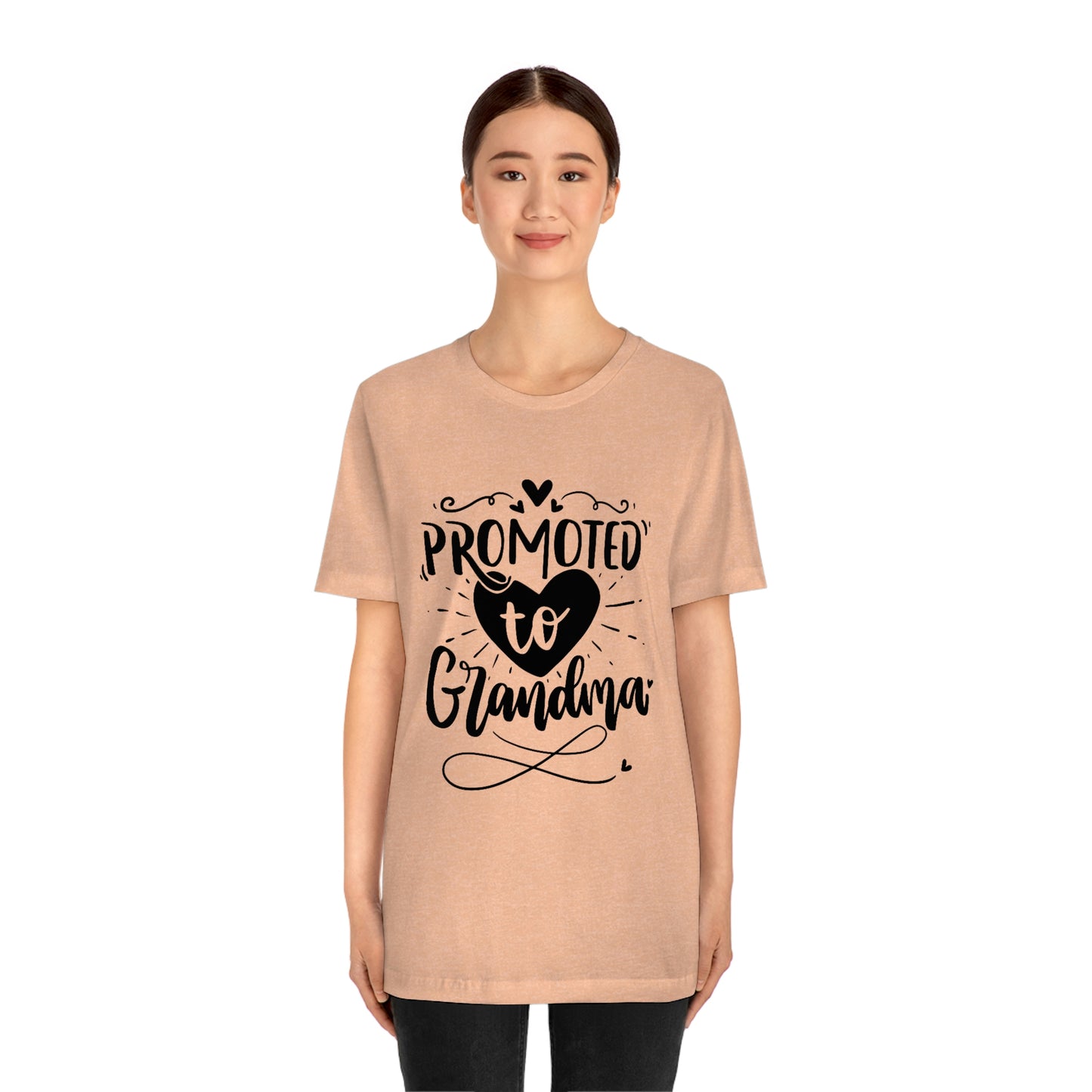 Promoted to Grandma Jersey Short Sleeve Tee