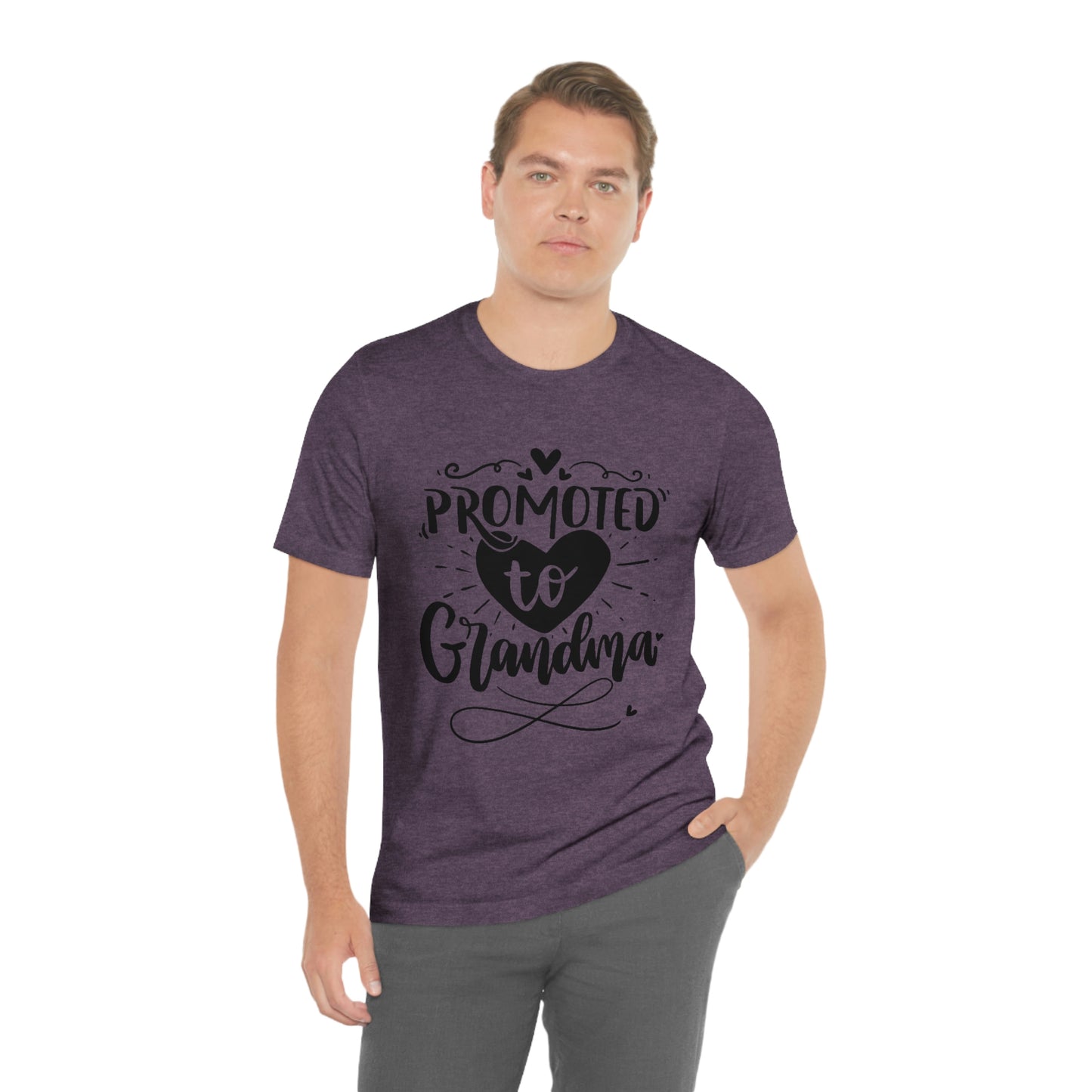 Promoted to Grandma Jersey Short Sleeve Tee