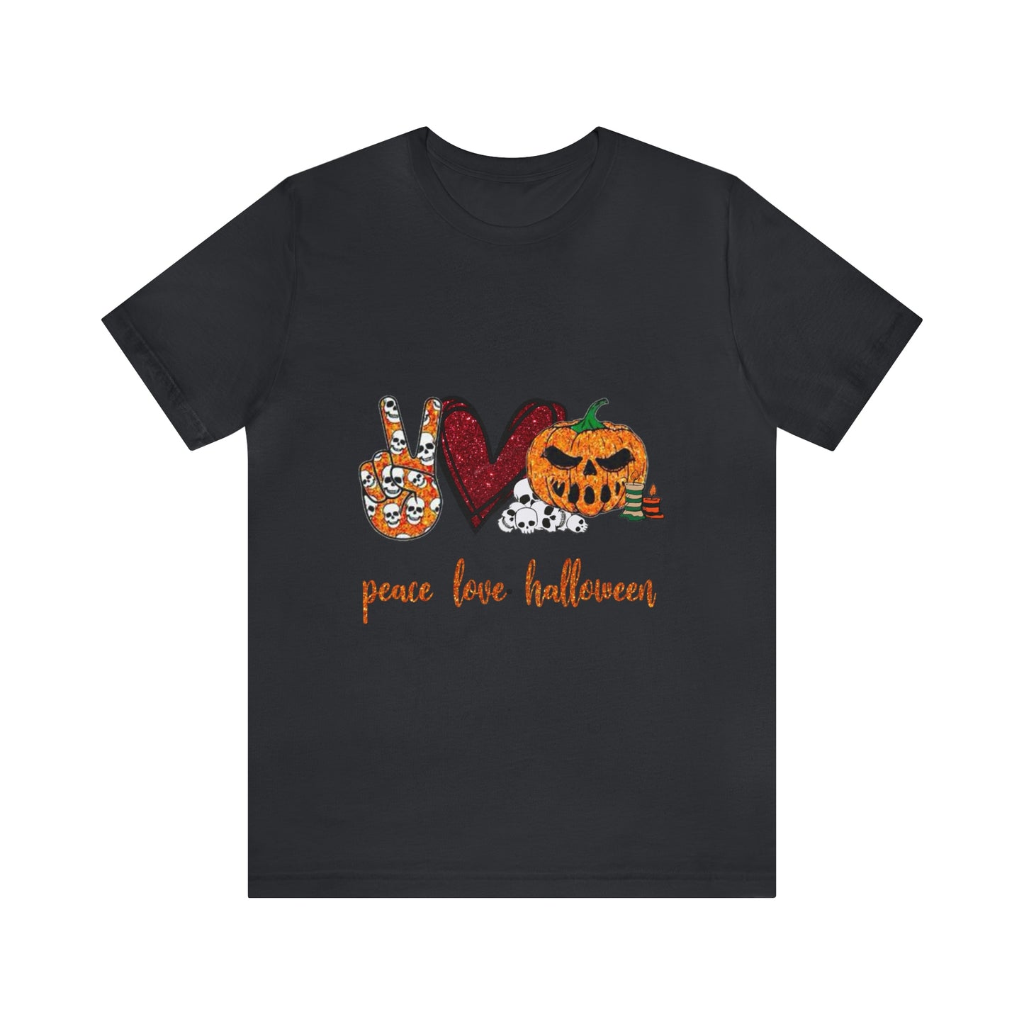 Peace, Love, & Halloween Unisex Shirt