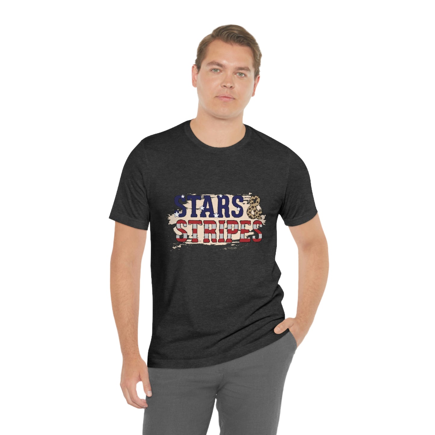 Stars and Stripes Unisex Jersey Short Sleeve Tee