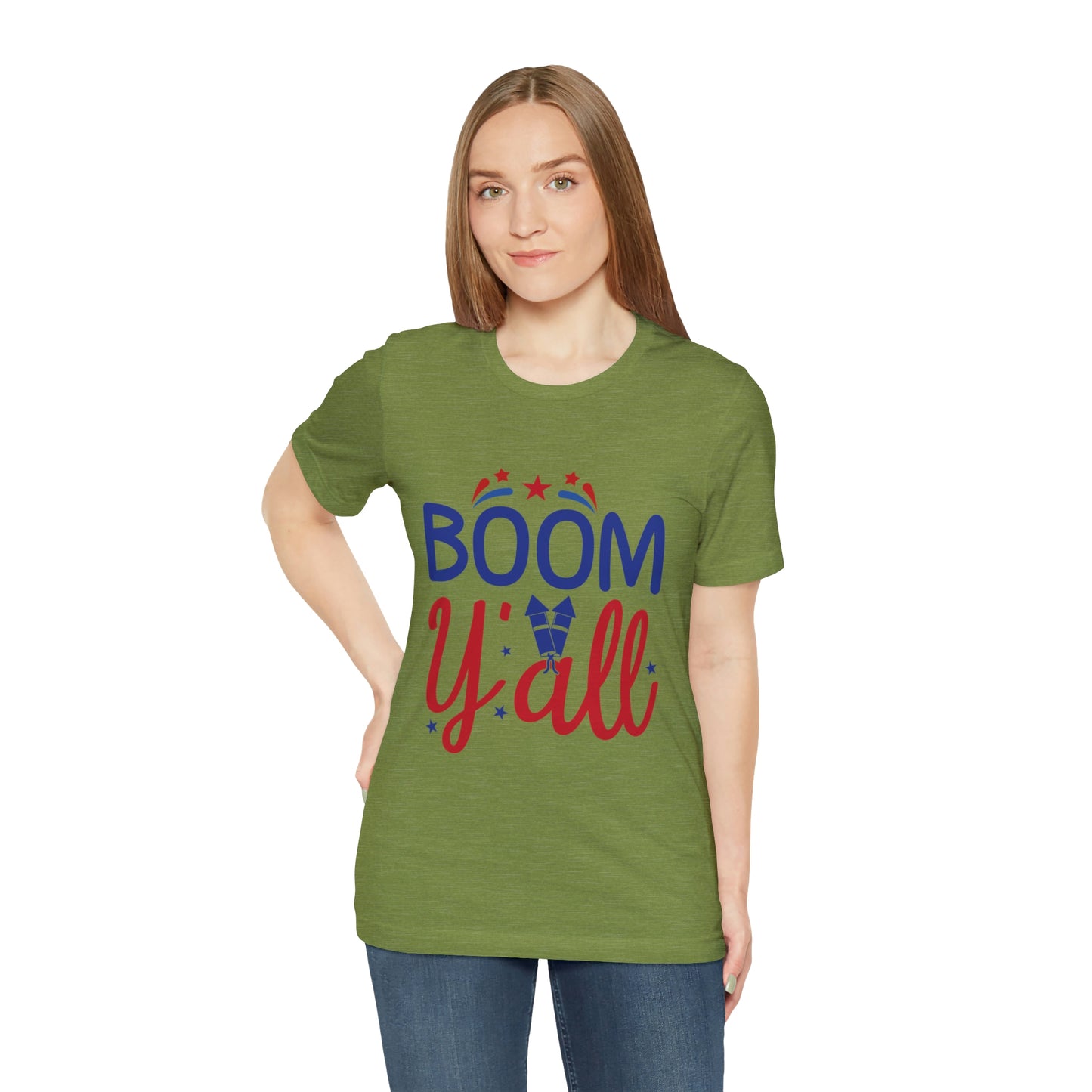 Unisex Sunshine Lasso Boom Yall Jersey Short Sleeve Tee