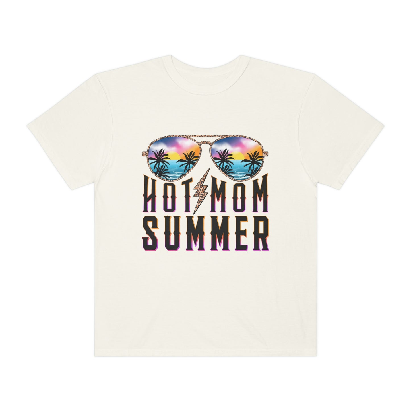 Hot Mom Summer Garment-Dyed T-shirt