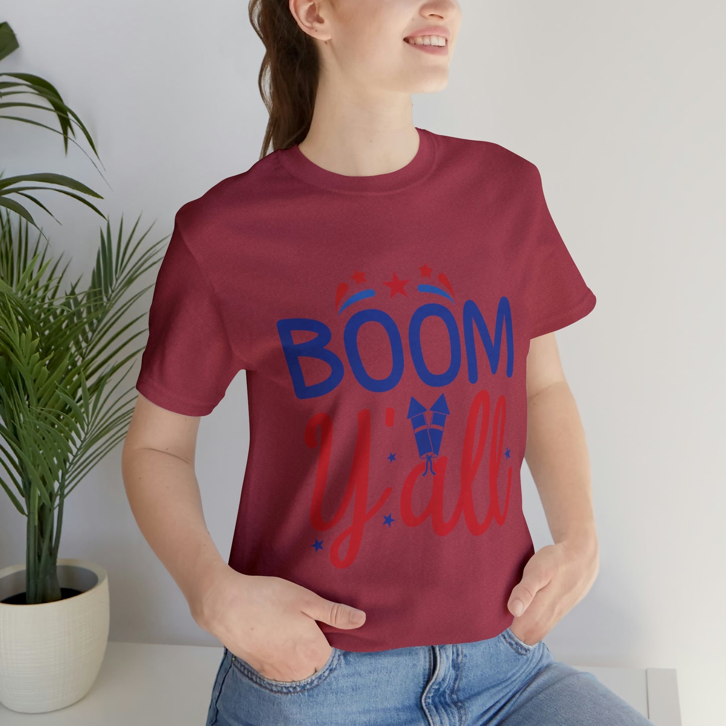 Unisex Sunshine Lasso Boom Yall Jersey Short Sleeve Tee