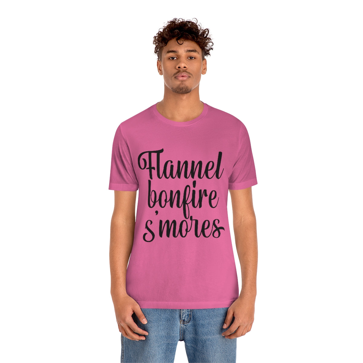 Flannel Bonfires S'mores Tee