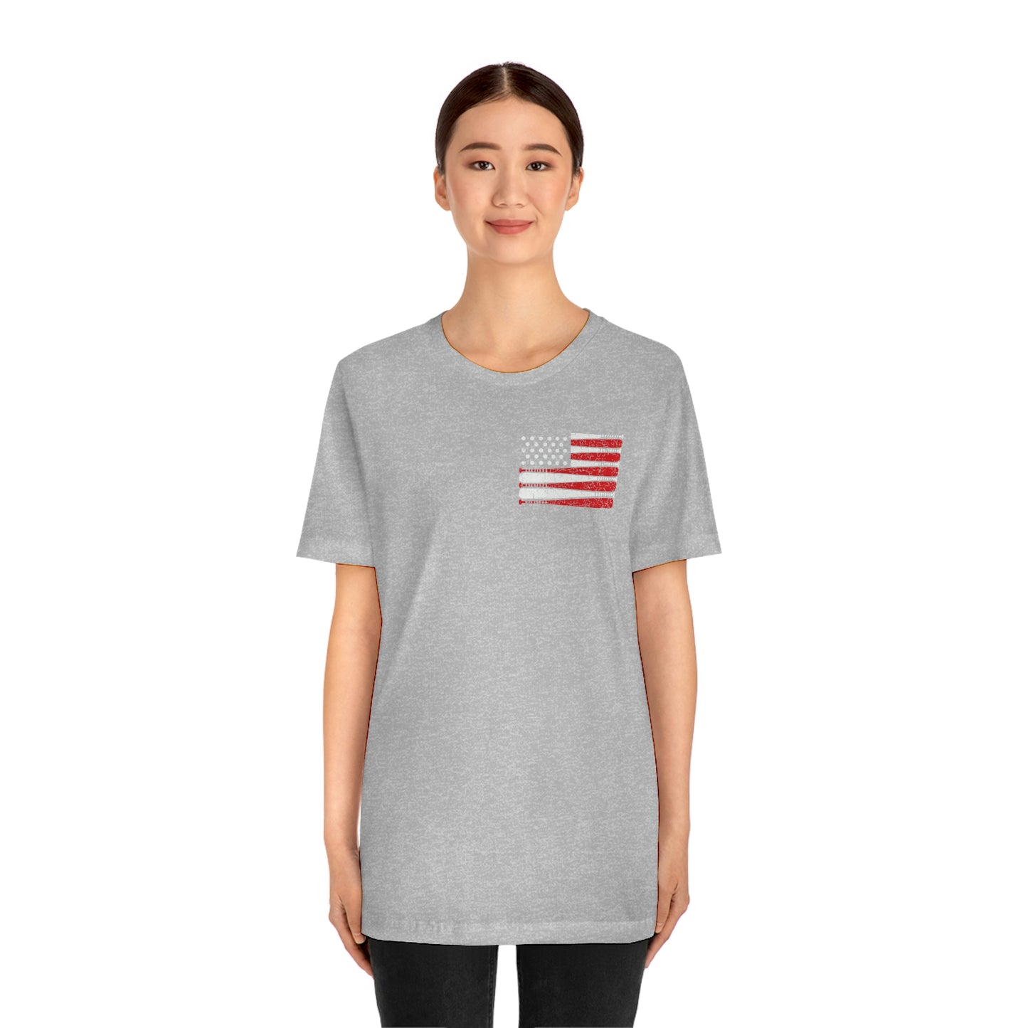 Baseball Flag Short Sleeve Tee