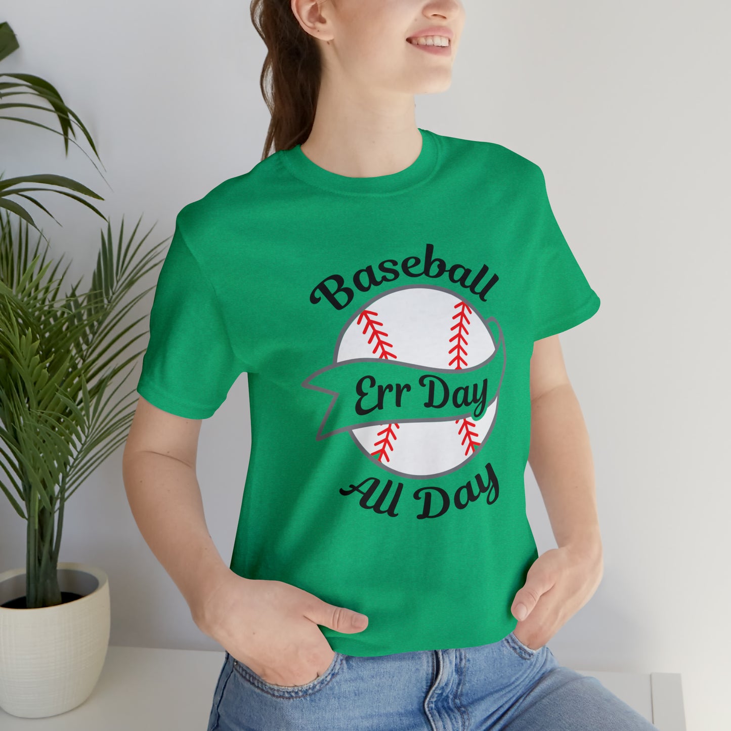 Baseball All Day Err Day Jersey Short Sleeve Tee