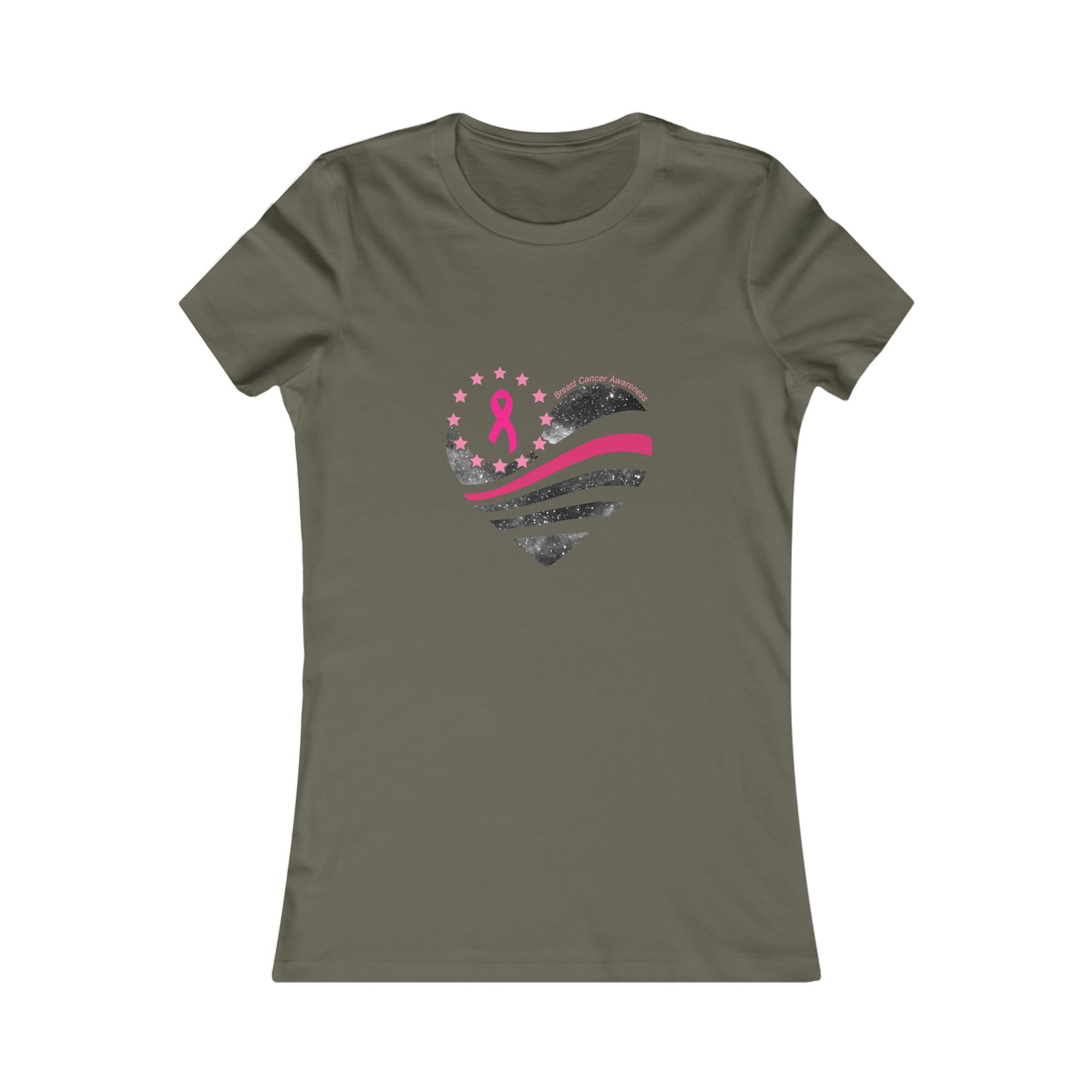 Women's Pink Ribbon Favorite Tee