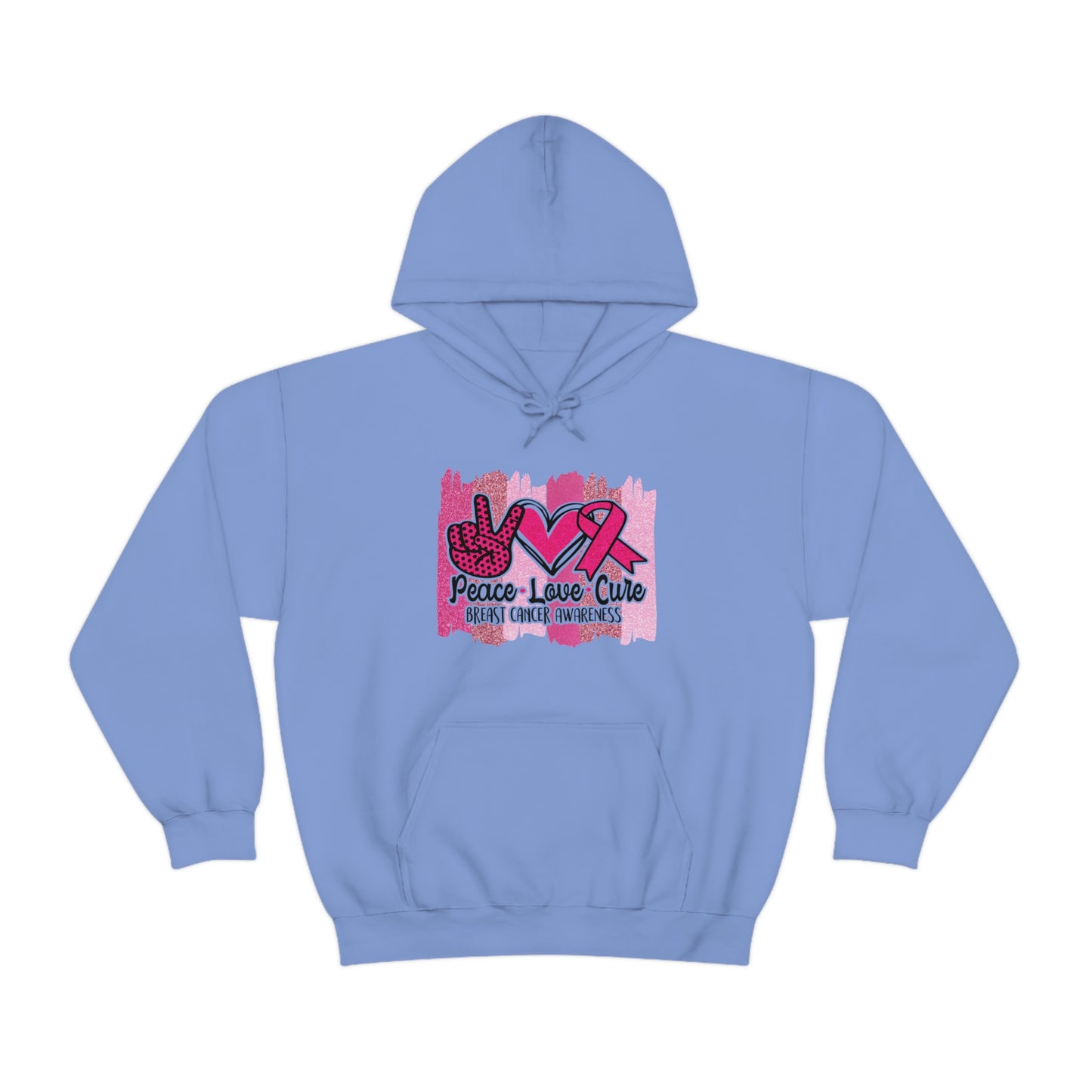 Peace.Love.Cure Unisex Heavy Blend™ Hooded Sweatshirt