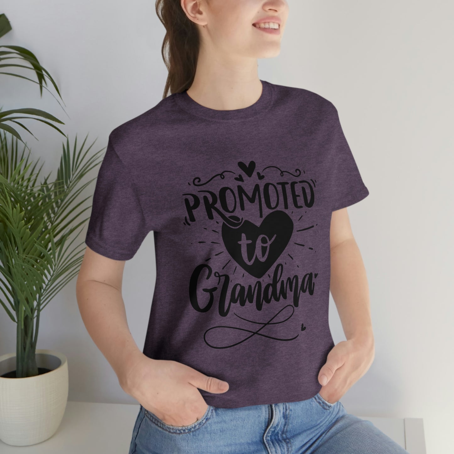 Promoted to Grandma Jersey Short Sleeve Tee