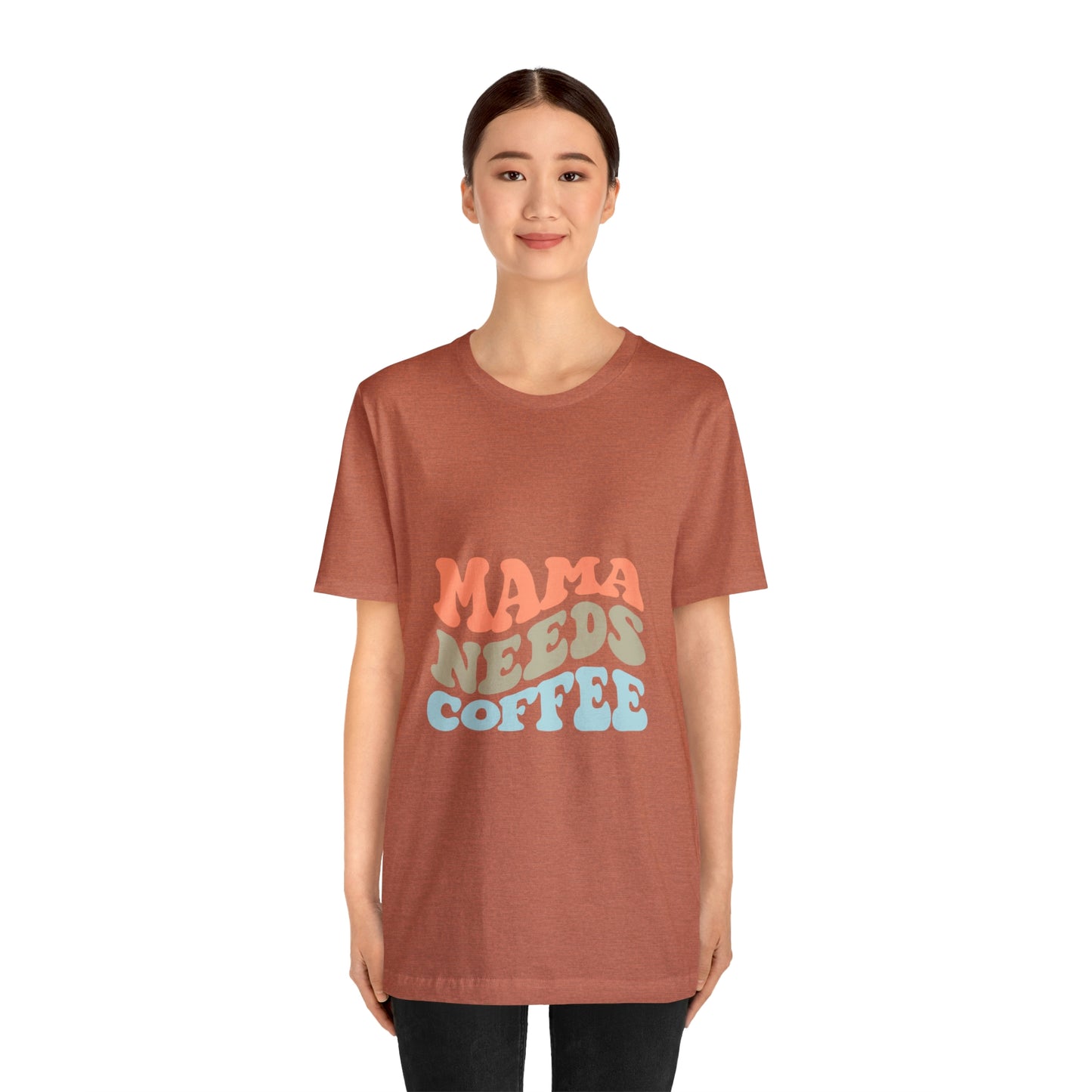 Mama Needs Coffee Jersey Short Sleeve Tee