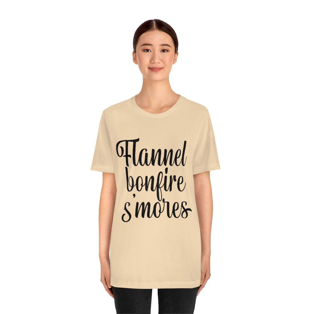 Flannel Bonfires S'mores Tee