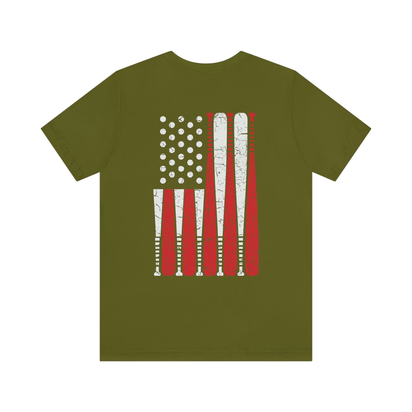 Baseball Flag Short Sleeve Tee