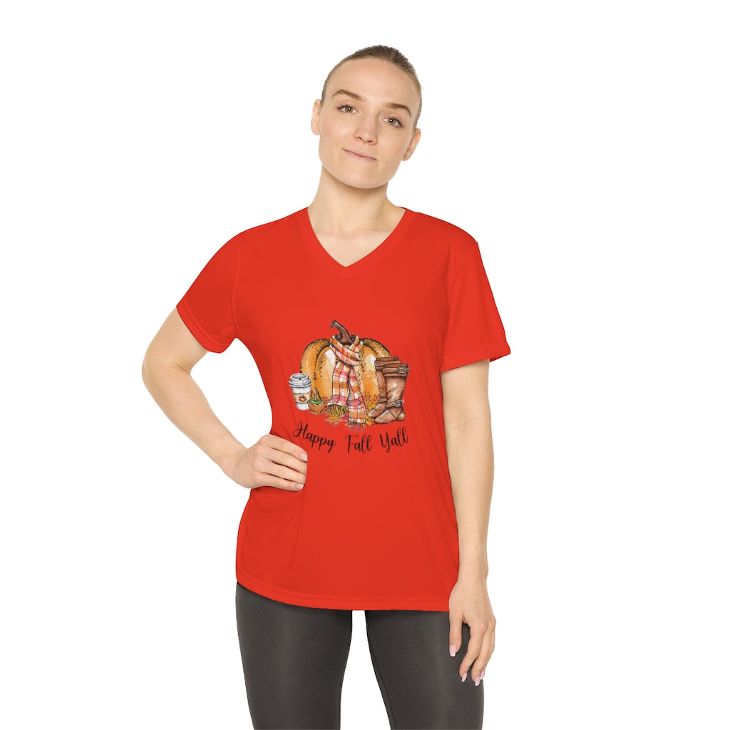 Ladies Happy Fall Active Tee