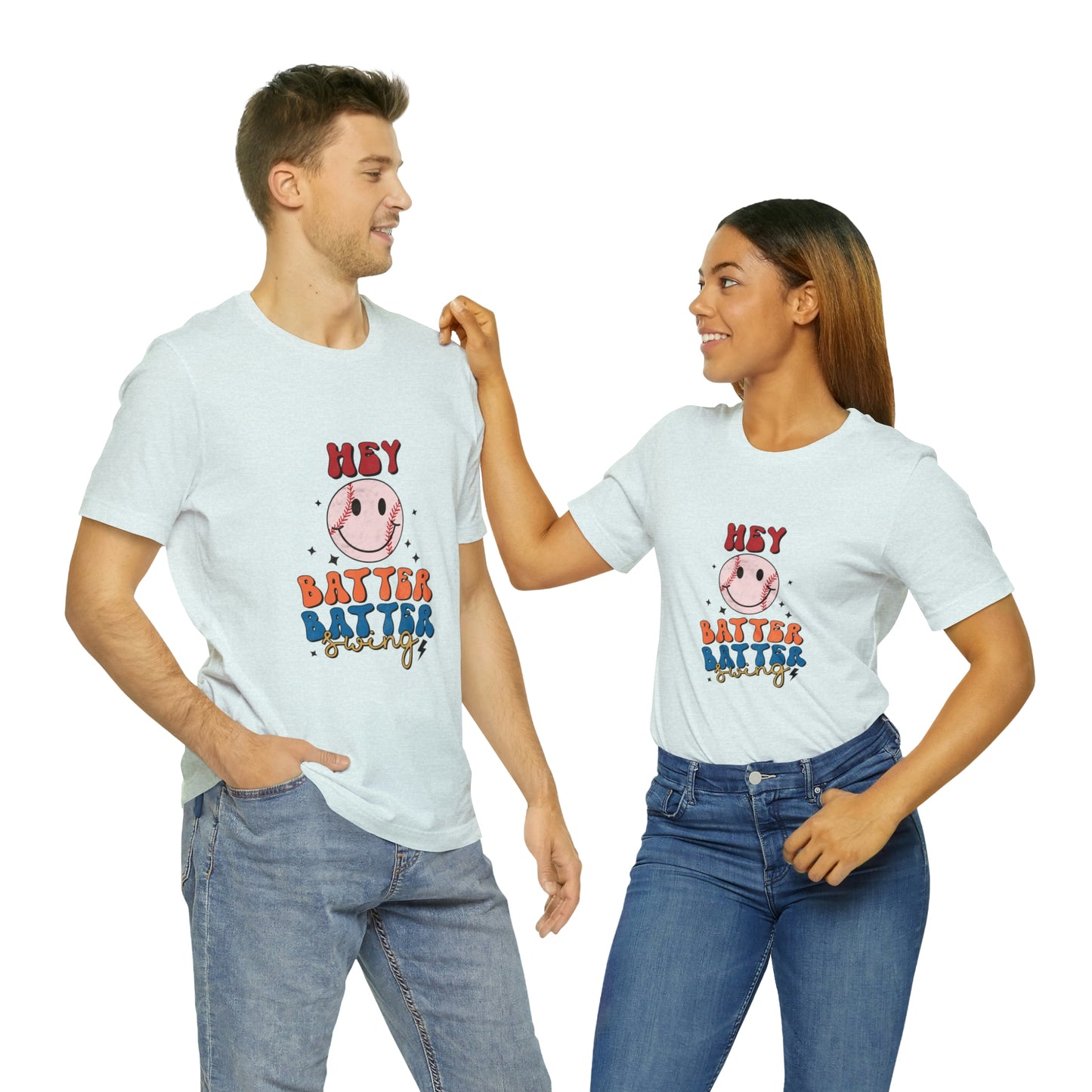 Hey Batter Batter Swing Short Sleeve Tee