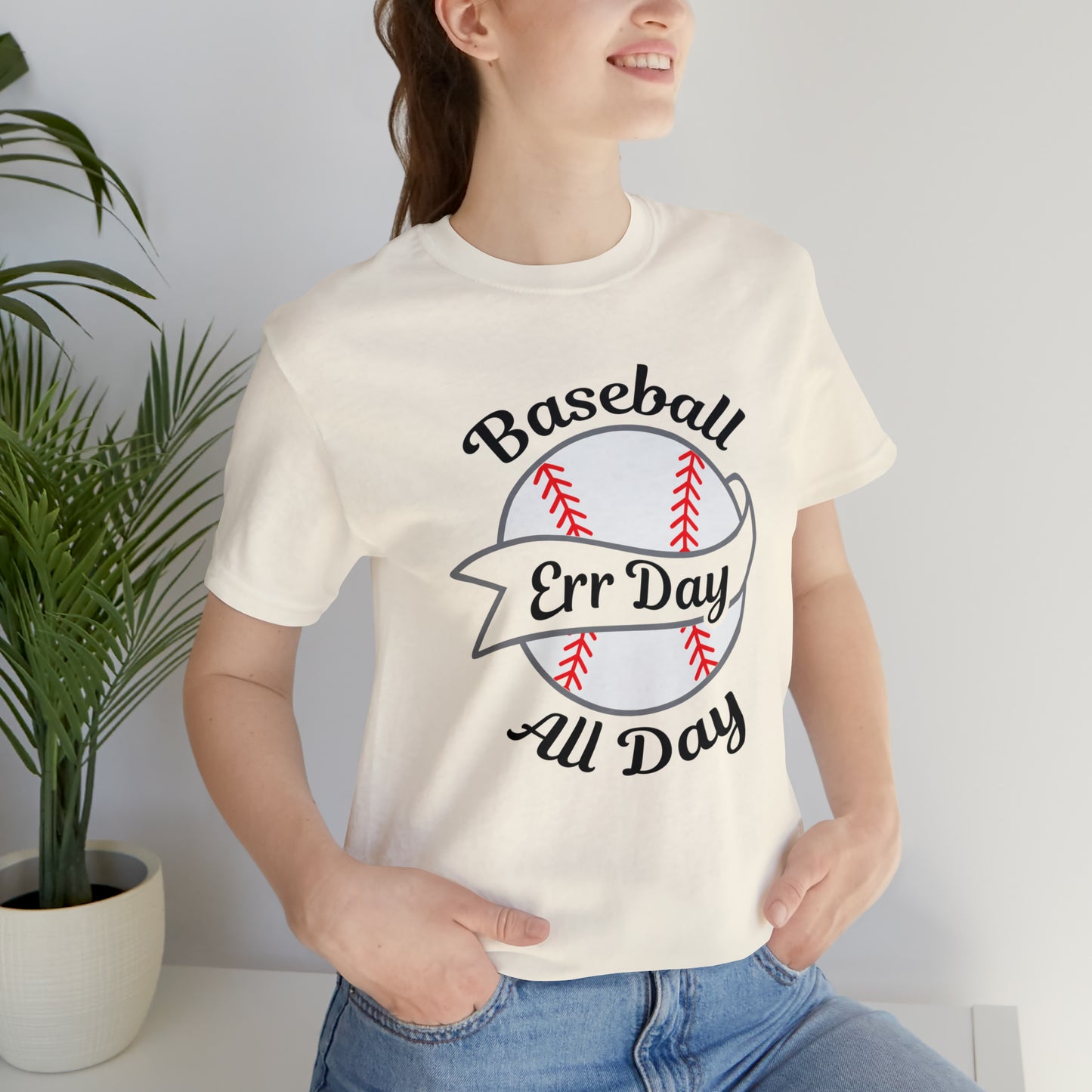 Baseball All Day Err Day Jersey Short Sleeve Tee