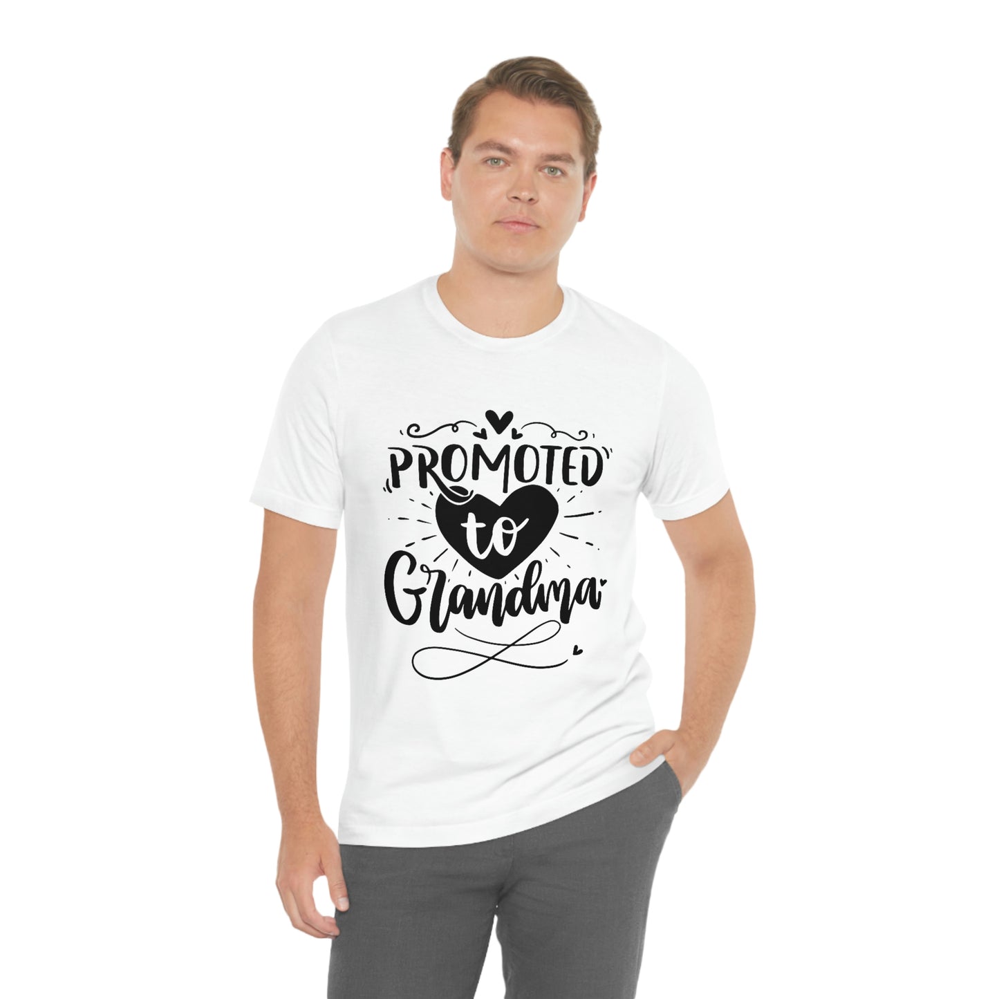 Promoted to Grandma Jersey Short Sleeve Tee