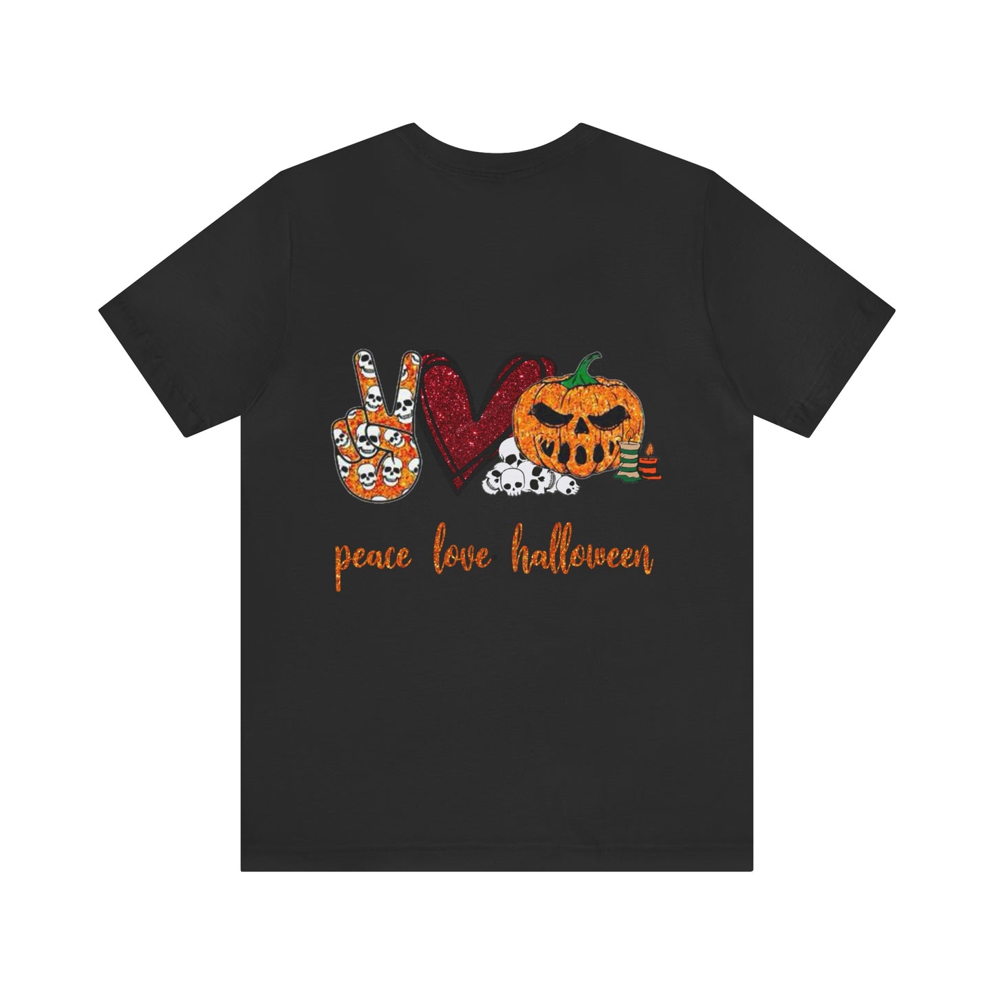 Peace.Love.Halloween Unisex Tee