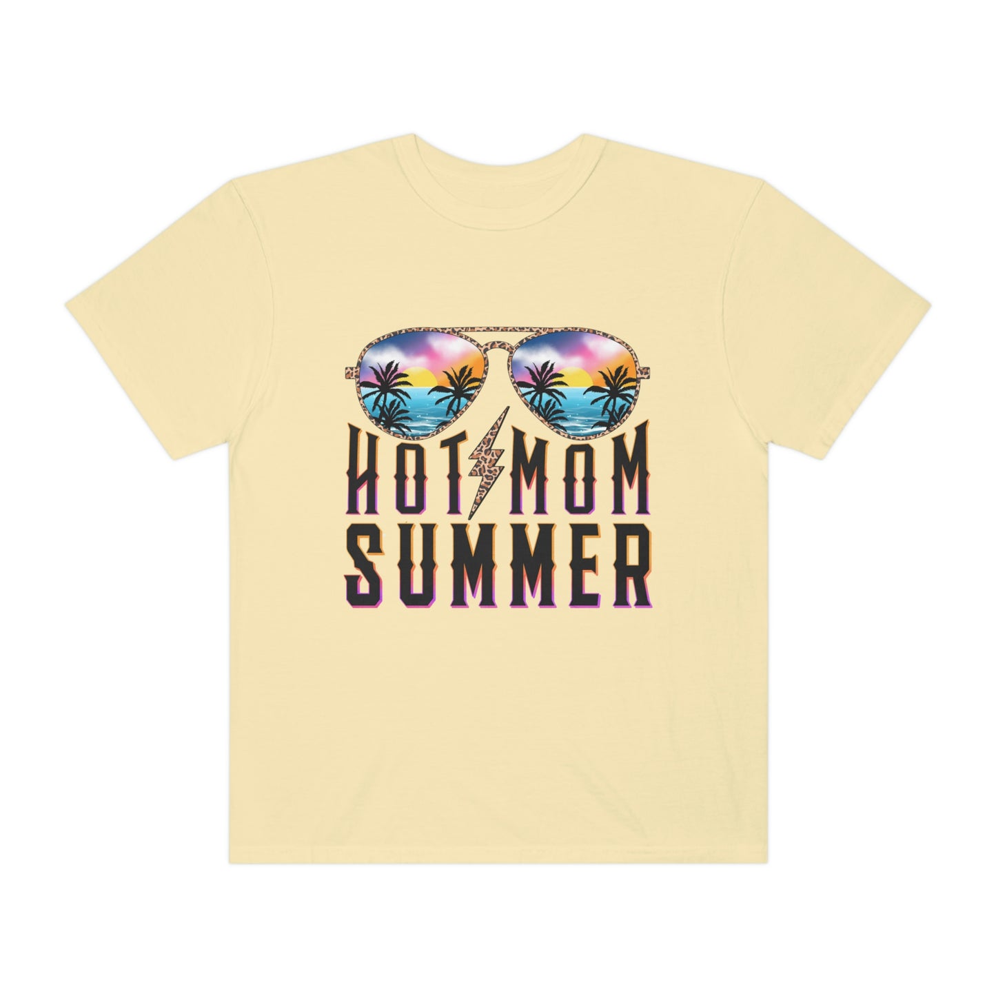 Hot Mom Summer Garment-Dyed T-shirt