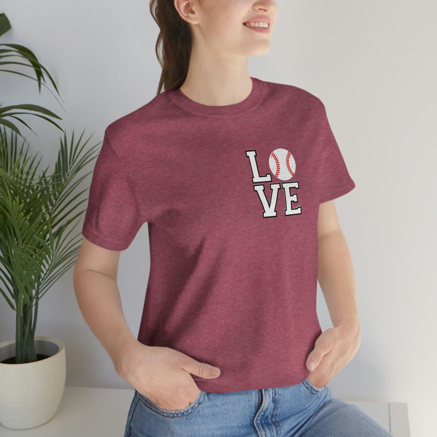 Baseball Love Short Sleeve Tee